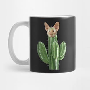 Cactus Cat Pun Mug